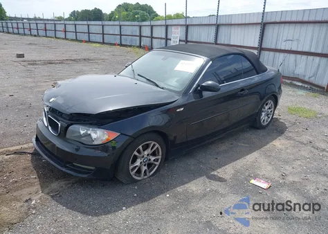 2008 BMW 128I z USA, uszkodzony, nr VIN WBAUN13548VH79563